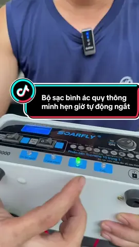 Bộ sạc bình ác quy thông minh hẹn giờ tự động ngắt #sacbinhacquy 