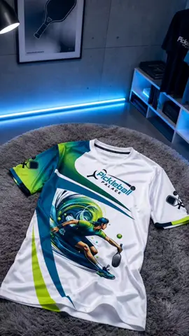 Level up your court style with the ultimate pickleball jersey. #PickleballPalace #PickleballStyle #CourtApparel #PickleballLife #sportswearfashion 