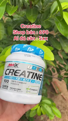 Creatine #salegiuathang #cuocduanhasangtao 