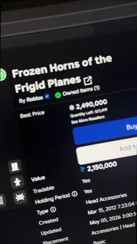 wooweee #ledger #roblox #limiteds #bfb #boss 