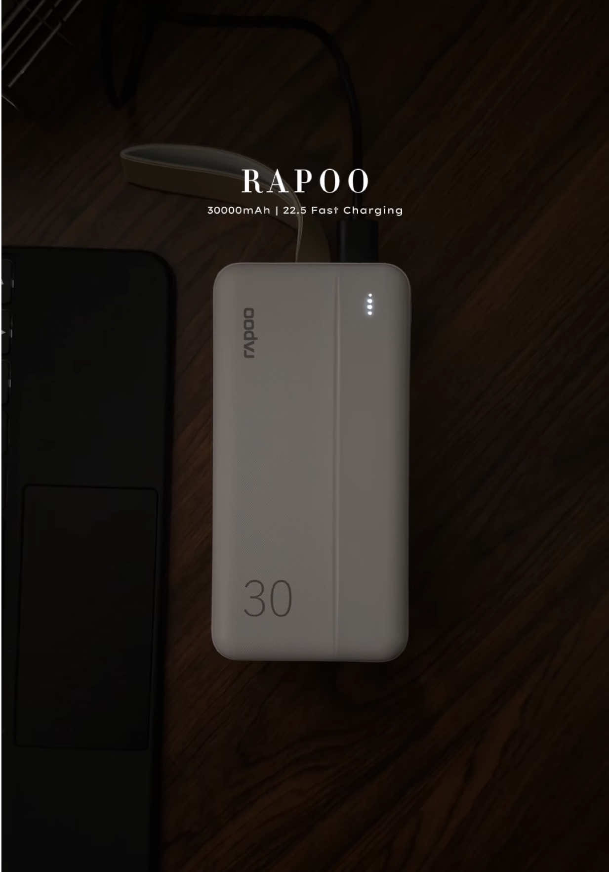 Super convenient lalo na pag whole day out 💯 #rapoo #rapoopowerbank #powerbank #30000mah #travelessentials 