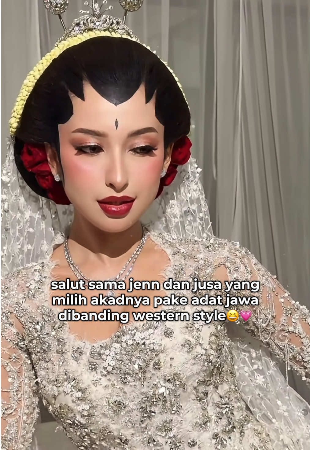 siapa setuju kalo mamari cakep banget pas akad pake adat jawa ini?☝️🥹 #wedding #artis #mua #nikah #mamari 