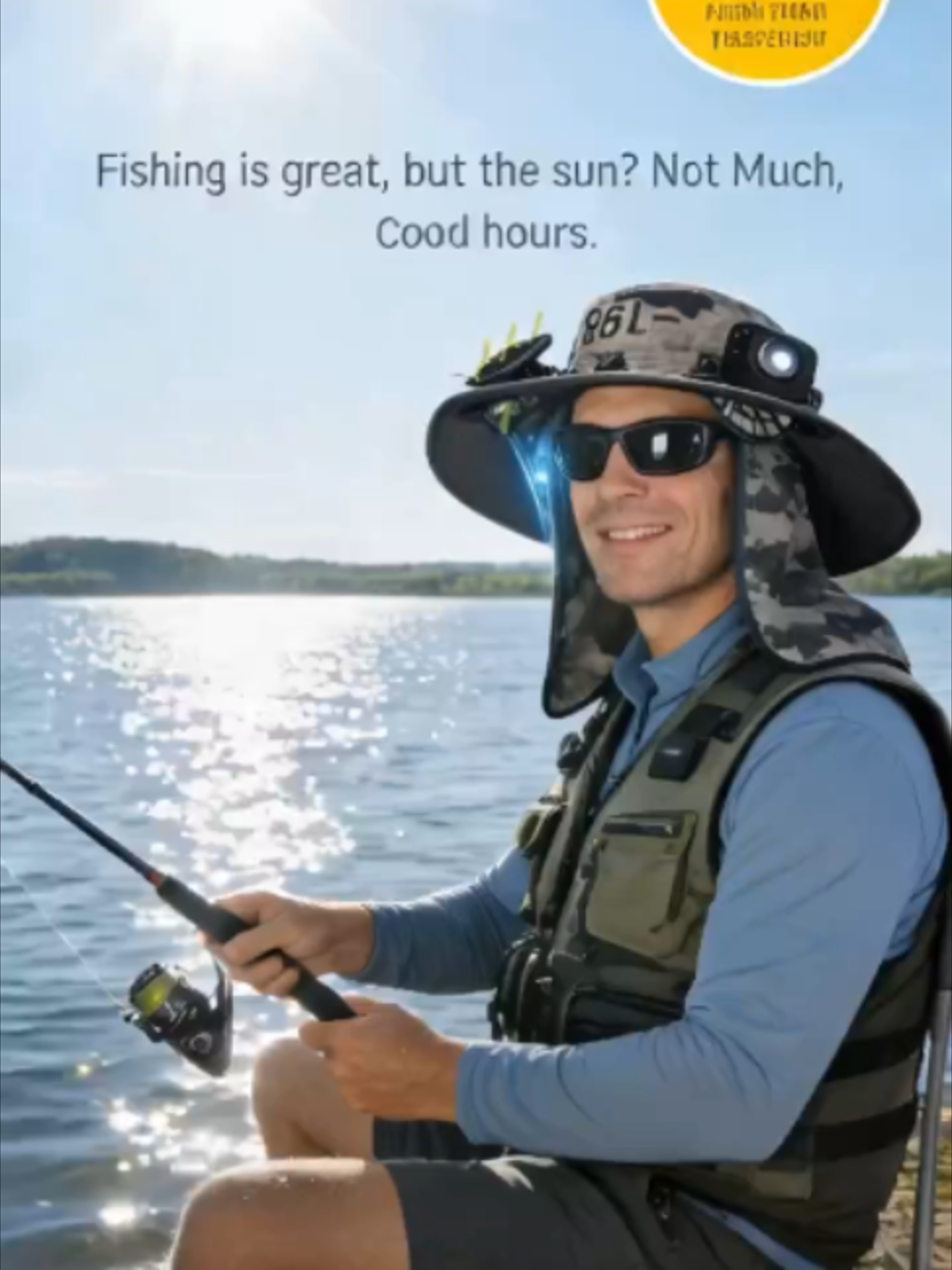 The Ultimate Sun Protection Hat for Summer Adventures #SunHat #UVProtection #FishingHat #OutdoorGear #SummerEssentials