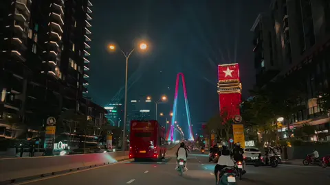 Sài Gòn cầu Ba Son về đêm❤️#xuhuongtiktok #chill #suy #caubason #tphcm 
