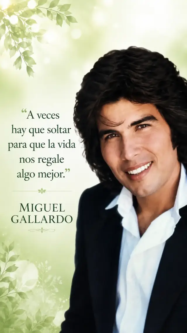 Nombre real: José Miguel Gallardo Vera  Nacimiento: 29 de septiembre de 1949, Granada, España | Fallecimiento: 11 de noviembre de 2005, Madrid  Género: Balada romántica y pop latino, muy querido en toda América Latina    ✨ Lo más destacado   - Inició como compositor, luego saltó a la fama con Quédate y el éxito mundial Hoy tengo ganas de ti (vendió más de 2 millones de copias)  ​ - Representó el sentimiento profundo y sincero; actuó en Viña del Mar y escenarios importantes ​ - También fue productor y fundador de su propio sello discográfico