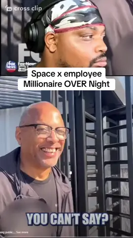 SpaceX employee made millionaire overnight with Elon Musk new trillionaire status #spacex #elonmusk #trillionaire 