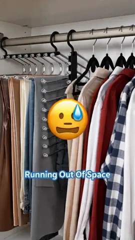 9-Layer Pants Hanger, Space-Saving Pant Hanger Organizer, Multifunctional Pants Organizer for Jeans, Leggings, Trousers, Closet Storage Solution #trousers #freepeoplehaul #closetstaple #wardrobeorganizers #shoestoragecabinet #360rotatablehook #kidclothinghaul #kidsclosetorganization #babyclotheshaul #clothesiron