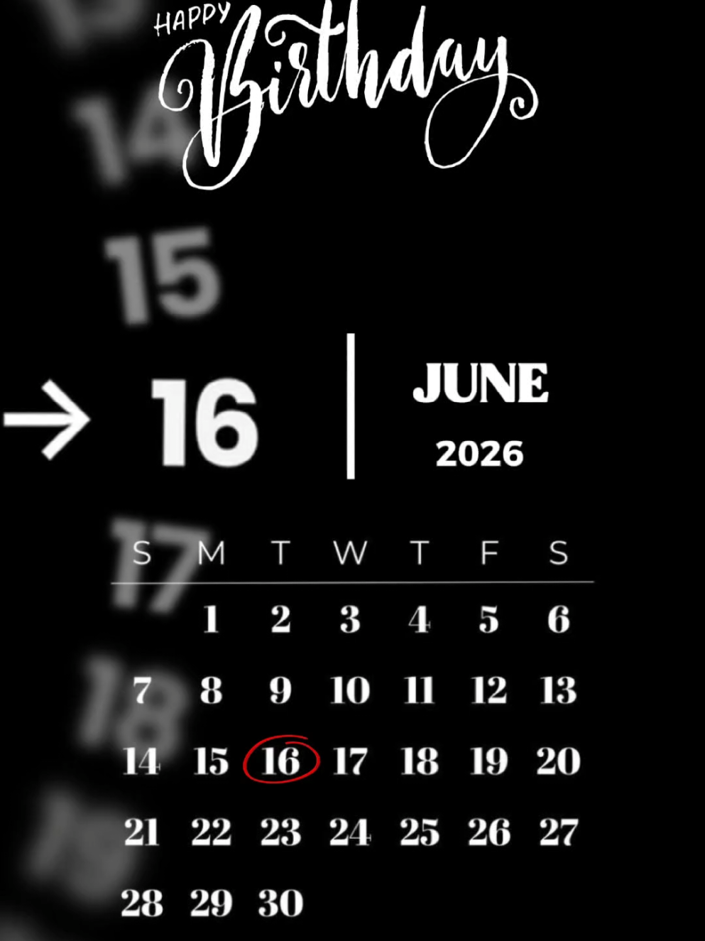 HAPPY BIRTHDAY 16 JUNE #CapCut #capcutpioneer #pioneertemplate #happybirthday #fyp 