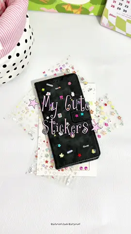 Spill stiker untuk deco case flip👀🩷🌳🐈‍⬛ #flipcase #caseflip #decostickers #caseiphone #caseandroid  