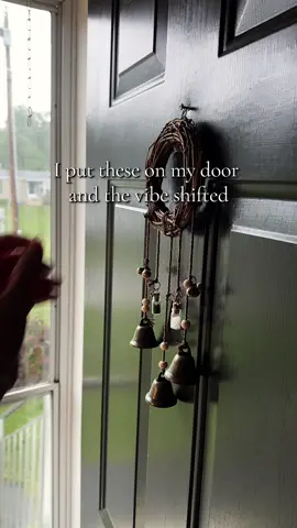 One of the easiest ways to keep the energy moving in and out of your home clear is by hanging bells at your threshold. They are traditionally hung on the inside of the handle but can be hung wherever you feel called. I linked these. #witchbells #intentionalliving #witchtip #dealsforyoudays #summervibes 
