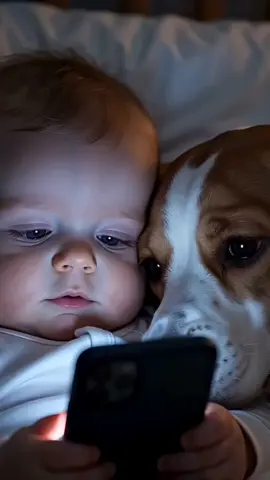 🍼：Thanks to my dog buddy for tipping me off, I avoided Mom's check. 👶 #baby #funny #foryou #PetsOfTikTok #loveyou 
