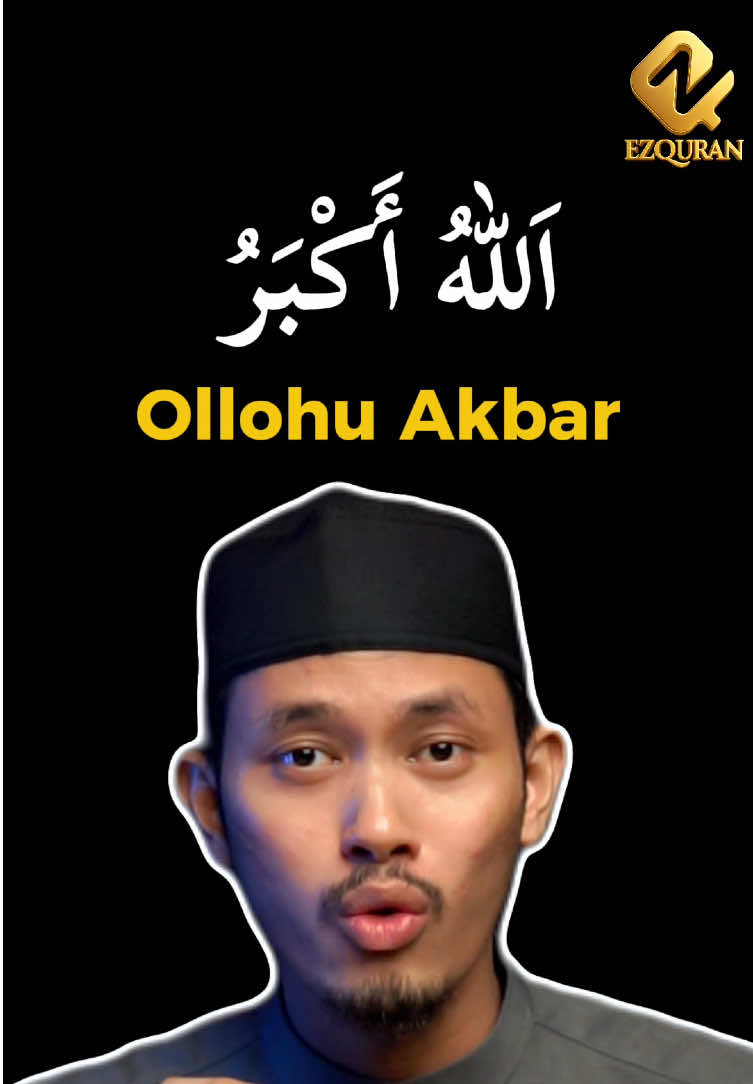 Macam mana Takbir yang betul di dalam solat? Masih ramai baca dengan cara yang salah dan tak sedar kesalahannya Apa yang perlu dibetulkan? Mari kita tengok satu persatu Nak belajar lagi bacaan dalam Solat dan Al-Quran? Komen 'Nak Lagi'👇🏻 #ezqurancentre #ezquran #eztajwid #kelasmengaji #bukutajwid