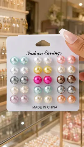 Set bông tai ngọc trai nhiều màu, nhỏ gọn dễ phối đồ mỗi ngày, giúp gương mặt thêm xinh nhẹ và nữ tính. #bongtaingoctrai #bongtainu #setbongtai #phukienthoitrang #trangsucngoctrai 