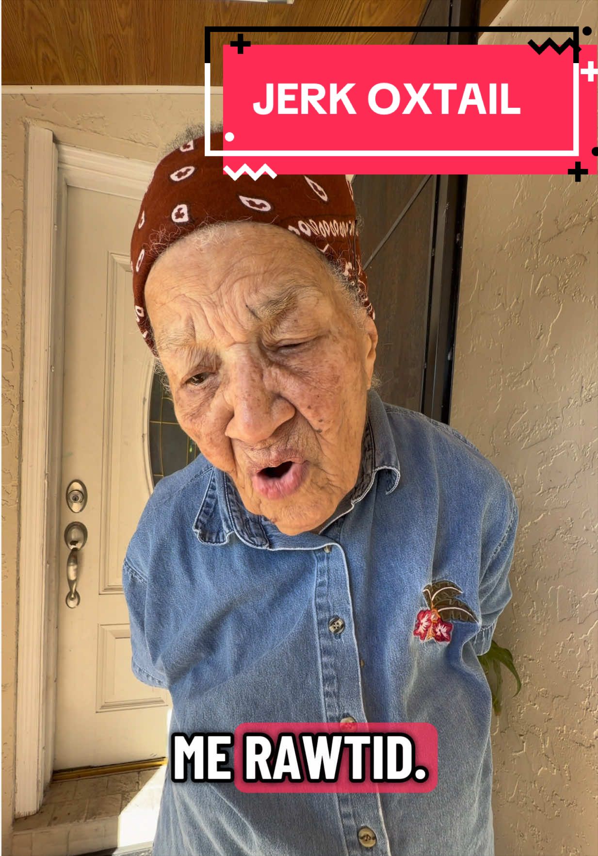 My 97 year old grandma tries jerk oxtail for the first time in her life #oxtail#jamaicanfood#grandma#jamaicatiktok#jamaicantiktok🇯🇲viral@chinfamilyfromjamaica