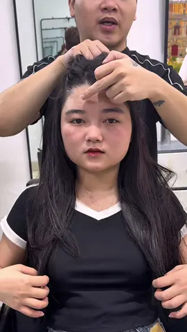 Hairstyles for round faces #hair #rickhairstudio #hairstyle 