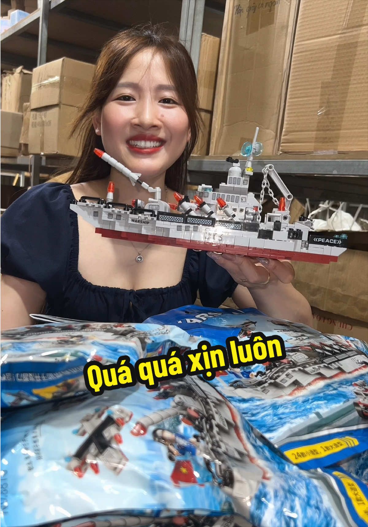 Bộ Đồ Chơi Xếp Hình Chiến Hạm #dochoichobe #dochoitreem #laprap 