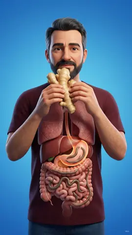Benefits of eating ginger 😉#health #anatomy #medical #humanbody #ginger 