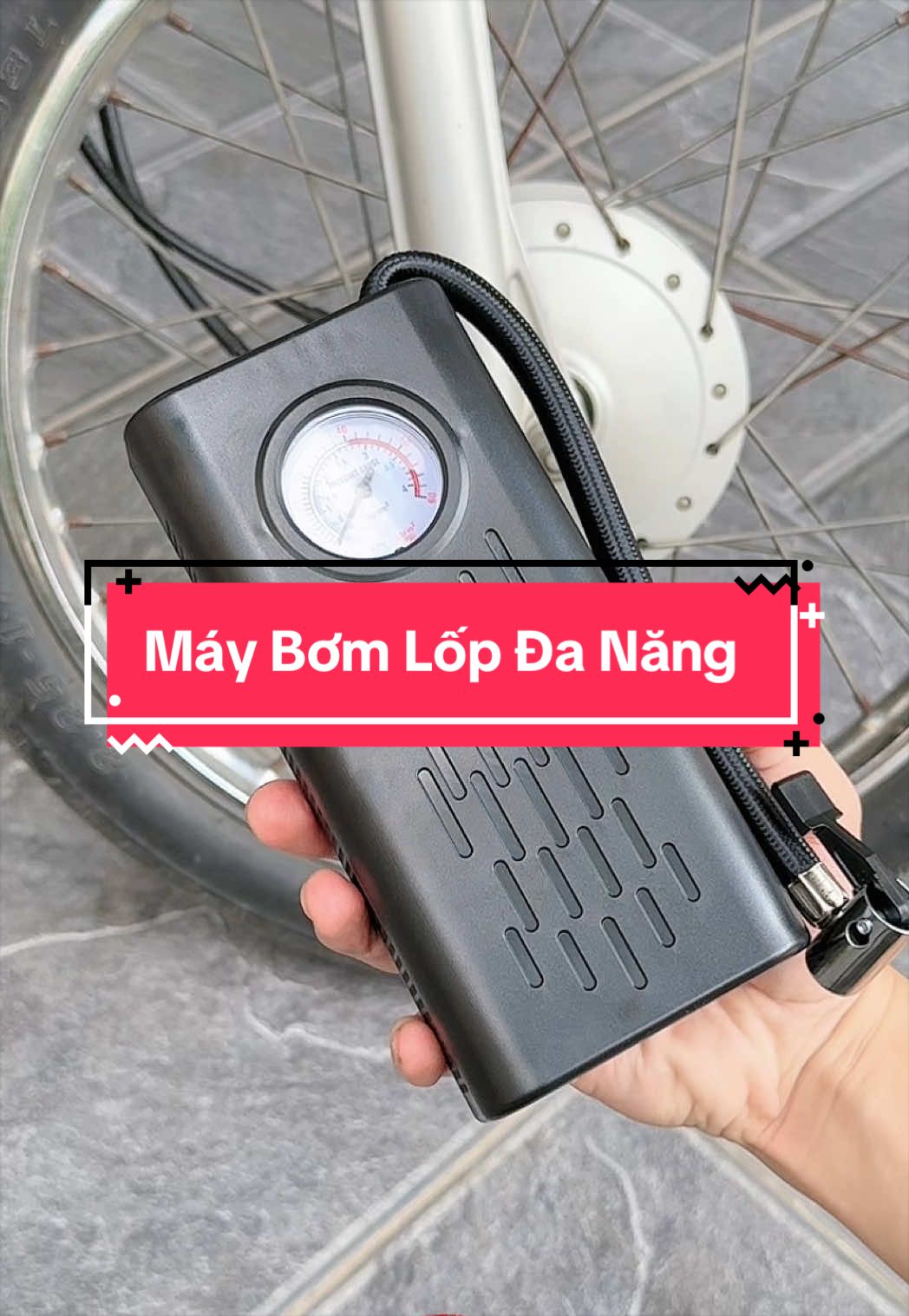 [LOẠI I] MÁY BƠM LỐP Ô TÔ, XE MÁY#thientimi 