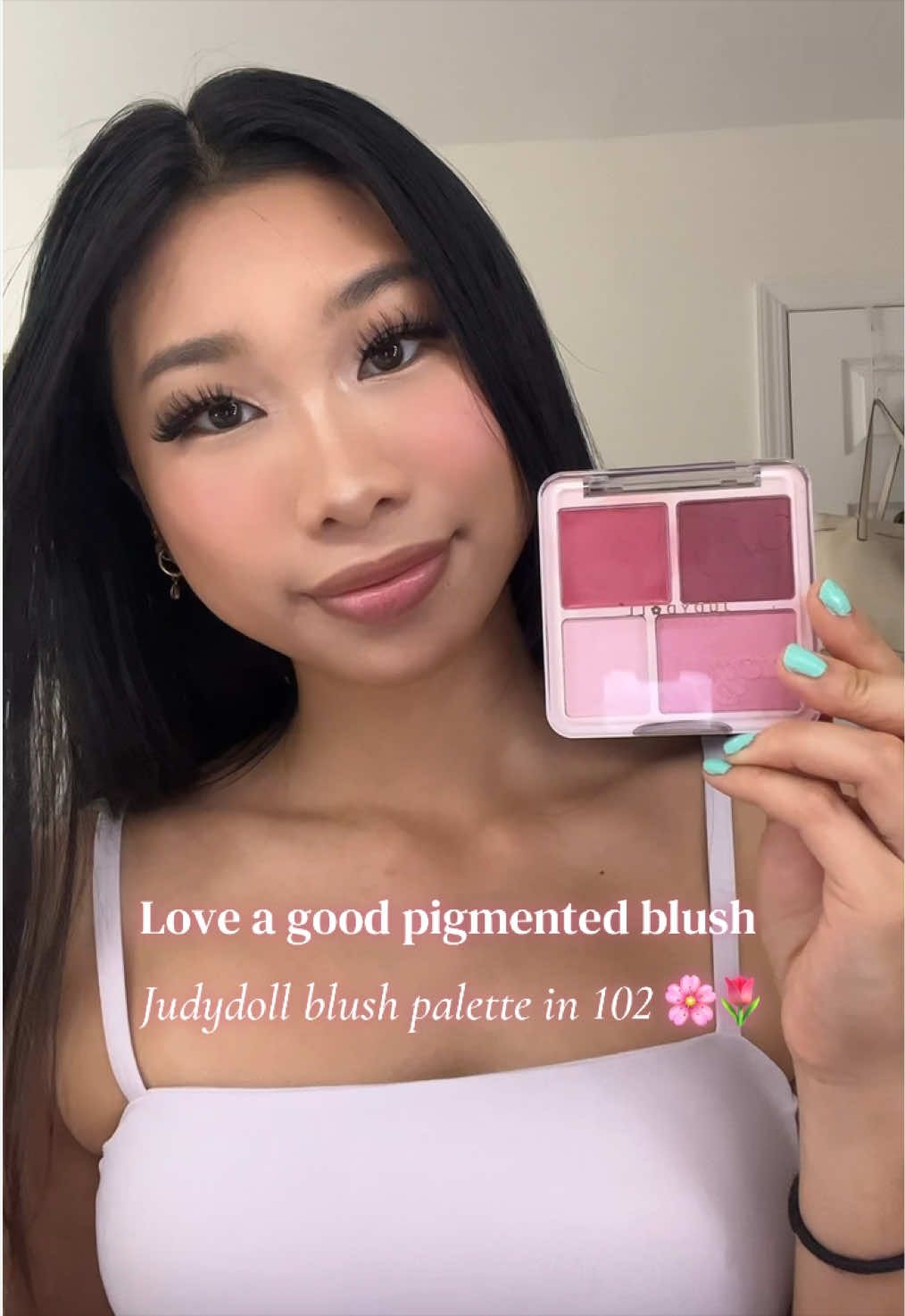 So stunningg and easy to blend, my favorite @Judydoll US 🥰 #blush #makeup #judydoll #makeuptok #makeupreview 