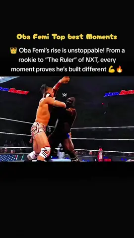 👑 Oba Femi’s rise is unstoppable! From a rookie to “The Ruler” of NXT, every moment proves he’s built different 💪🔥 #ObaFemi #WWE #NXT #TheRuler #wrestling @Oba Femi 