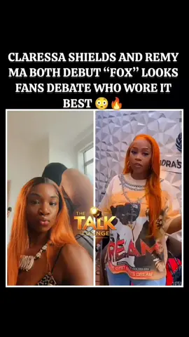 #TTLStaff #ClaressaShields and #RemyMa are trending after both stars stepped out rocking a bold “fox” inspired hairstyle 👀🔥 Claressa recently switched up her look with a fresh style change that immediately caught attention online 😳 But fans were quick to point out that Remy Ma has also been known to rock similar fierce look recently sparking a full-on debate about who pulled it off better 