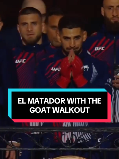EL MATADOR WITH THE GOAT WALKOUT AT THE WHITE HOUSE 🌹 #ufcwhitehouse🇺🇸 #whitehouse #iliatopuria #elmatador