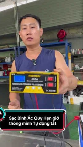 Sạc Bình Ắc Quy Hẹn giờ thông minh Tự động tắt#sacbinhacquy 