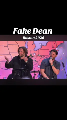 FAKE DEAN  #jaredpadalecki #jensenackles #supernatural #gilmoregirls #j2  Boston 2026