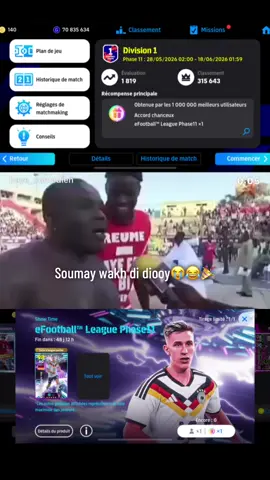 Nico schlotterbeck foo diaar nieuw 😭😂🥳#efootball2026 #schlotterbeck #efootballmobile #senegalaise_tik_tok #bambagamingofficiel 