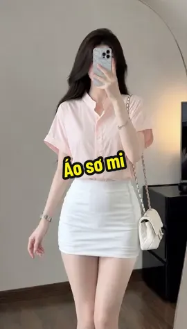 Set áo xinh cổ tàu ngắn tay #phoidoxinh #xuhuongtiktok #setdoxinh #aocotau #aosominu 