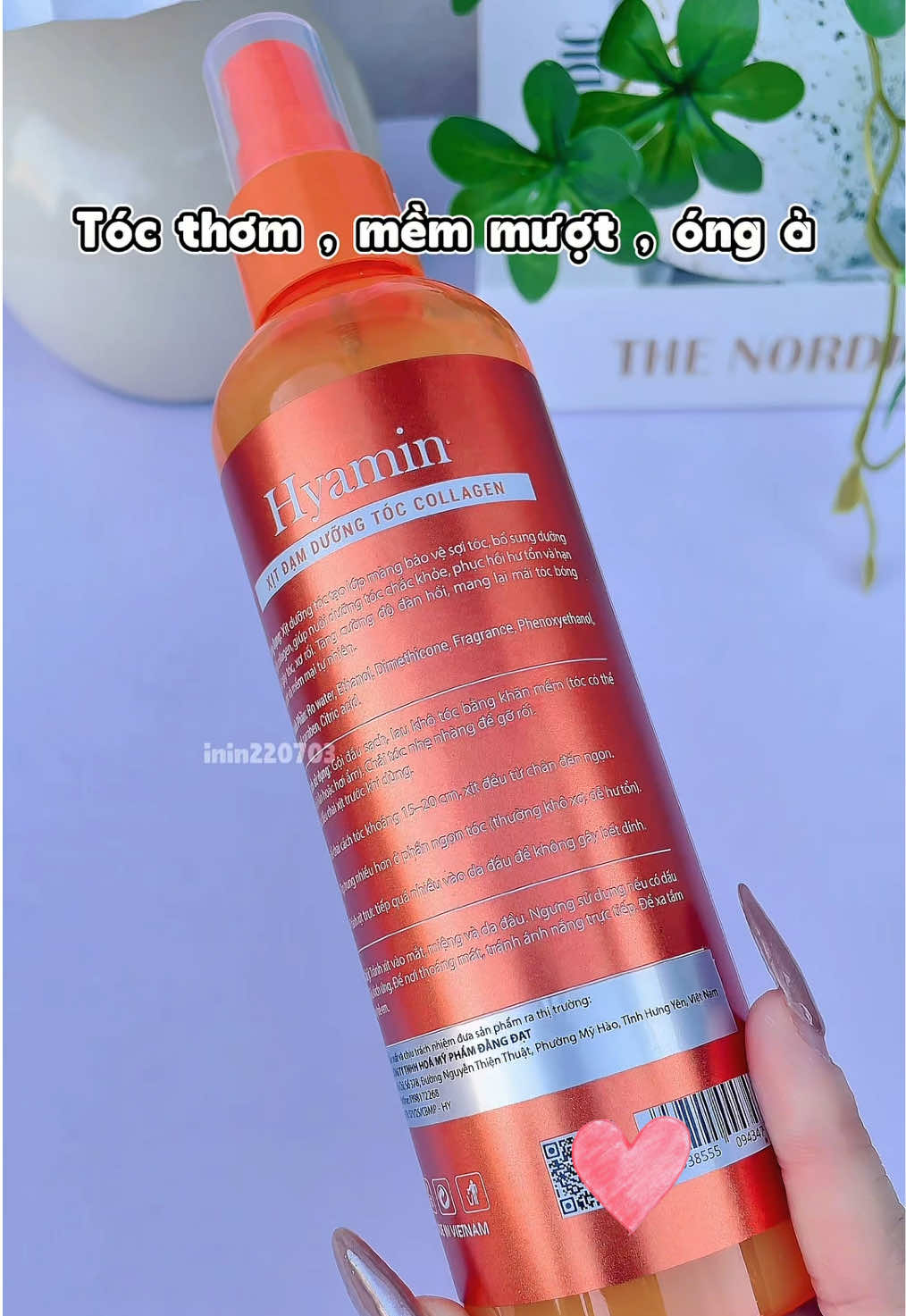 Xịt đạm dưỡng tóc Collagen Hyamin. #duongtoc #xitduongtoc #hyamin #chamsoctoc#xhhhhhhhhhhhhhhhhhhhhhhh 