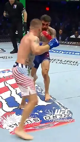 Justin Gaethje DROPPED Ilia Topuria in round 3🙈💲#UFC #justingaethje #iliatopuria #champion 