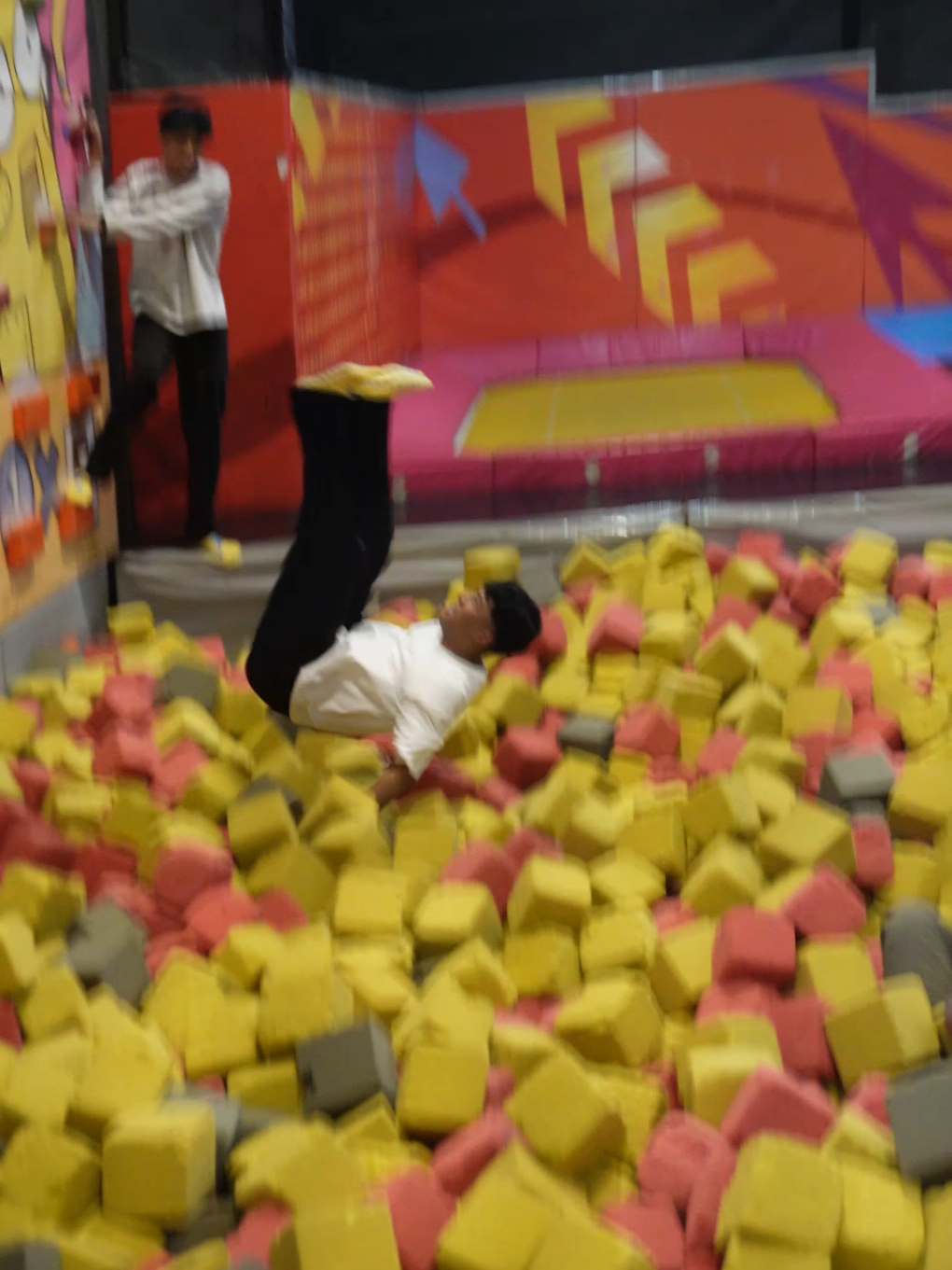 Big flips, high spikes, and endless foam pit dives. We’re pushing the limits and catching major air today at Jump Indoor Trampoline Park. Think you can beat these flips? Prove it.  #jumpindoortrampoline #trampolinepark #backflip #extremesports #foampit
