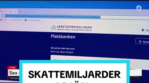 SKATTEMILJARDER I SJÖN   Trots sin budget på flera miljarder misslyckas Arbetsförmedlingen konsekvent med sitt uppdrag: att matcha människor med jobb.   Se inslaget i Ekonominyheterna på TV4 där krögaren Alexander Magnusson berättar att mängden oseriösa ansökningar han får, och Diana Vasiliou, kompetensförsörjningsexpert på Företagarna som berättar om varför det inte är de arbetssökandes fel.    #Foretagarna #fyp #fördig #arbetsförmedlingen #arbetslös 