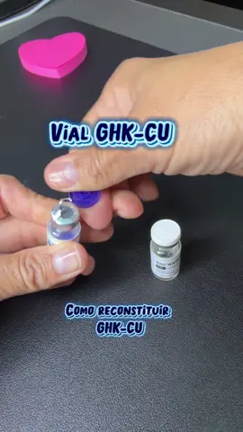 No soy médico, este video  es de manera educativa e  informativa de acuerdo a  las indicaciones de mi médico  #GlowUp #peptide #ghkcu #peptidos #fyp 