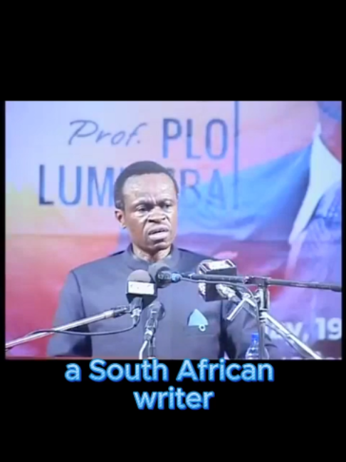 Why Do We Elect Thieves and Expect Angels? PLO Lumumba Questions
