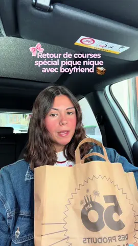 mega fancy🧺 #retourdecourse #courses #piquenique #haul #pourtoi 