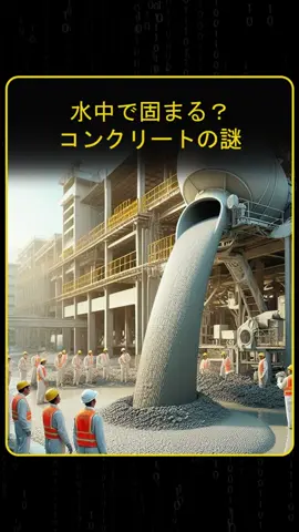 知ると面白いコンクリートの化学反応！なぜ固まるのかを1分で解説します！ #セメント #コンクリート #科学 #ためになる