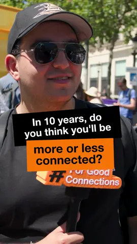 We asked people how connected they think they'll be in 10 years. What about you ?  #VivaTech #ForGoodConnections 