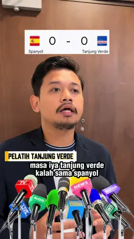 POV pelatih tanjung verde ditanya atas hasil imbang lawan spanyol haha