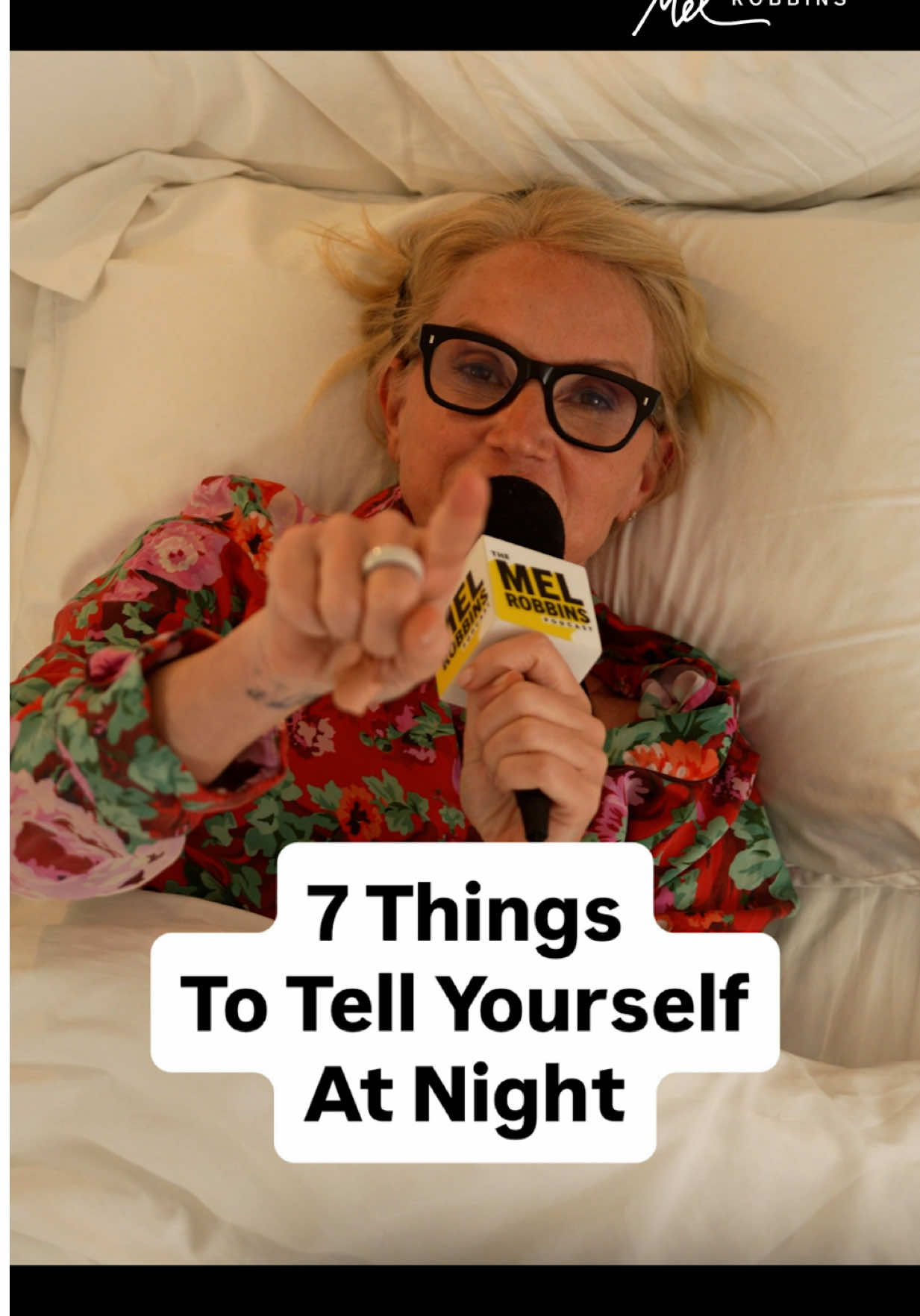 7 simple things to tell yourself tonight that will change how you feel tomorrow. This episode of The Mel Robbins Podcast gives you the reset you can use tonight. 🎧 “7 Things to Tell Yourself Every Night for More Positivity and Happiness” Listen on Spotify, Apple Podcasts, or YouTube - search “Mel Robbins Podcast Evening Routine”