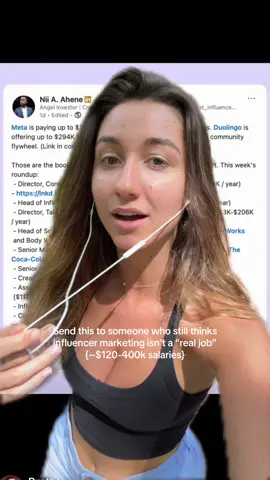 these roles used to legit pay $45k sooo if that’s not an indicator… #influencermarketing #business #hiring #marketingjobs 