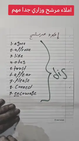 وزاري جدا مهم #تعلم_اللغة_الإنجليزية #وزاريون😪🌚 #انكليزي_سادس_اعدادي #ترند_تيك_توك #learnenglish 