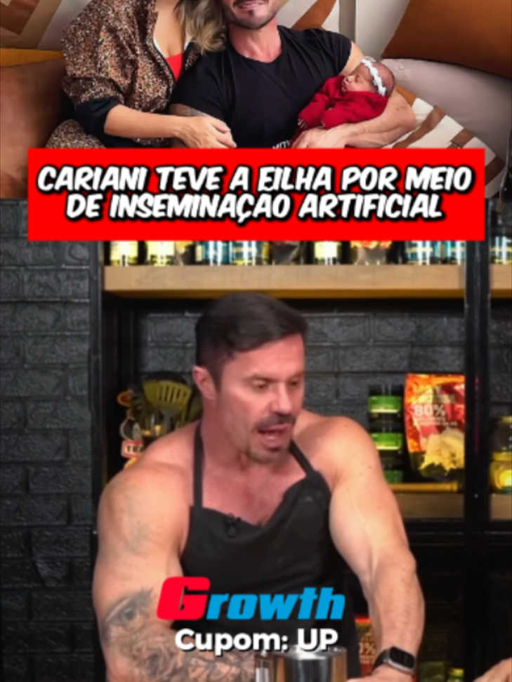 🏷️ Cupom “UP” na @growth.supplements . . . Cariani teve a filha por meio de inseminação artificial #renatocariani #leostronda TRE 0230