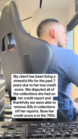 My client has been living a stressful life for the past 7 years due to her low credit score. We disputed all of the collections she had on her credit report and thankfully we were able to remove $5k in collections off her reports. Now her credit score is in the 700s 📈 #credit #financialfreedom #creditrepairservices #credittips #creditscore 