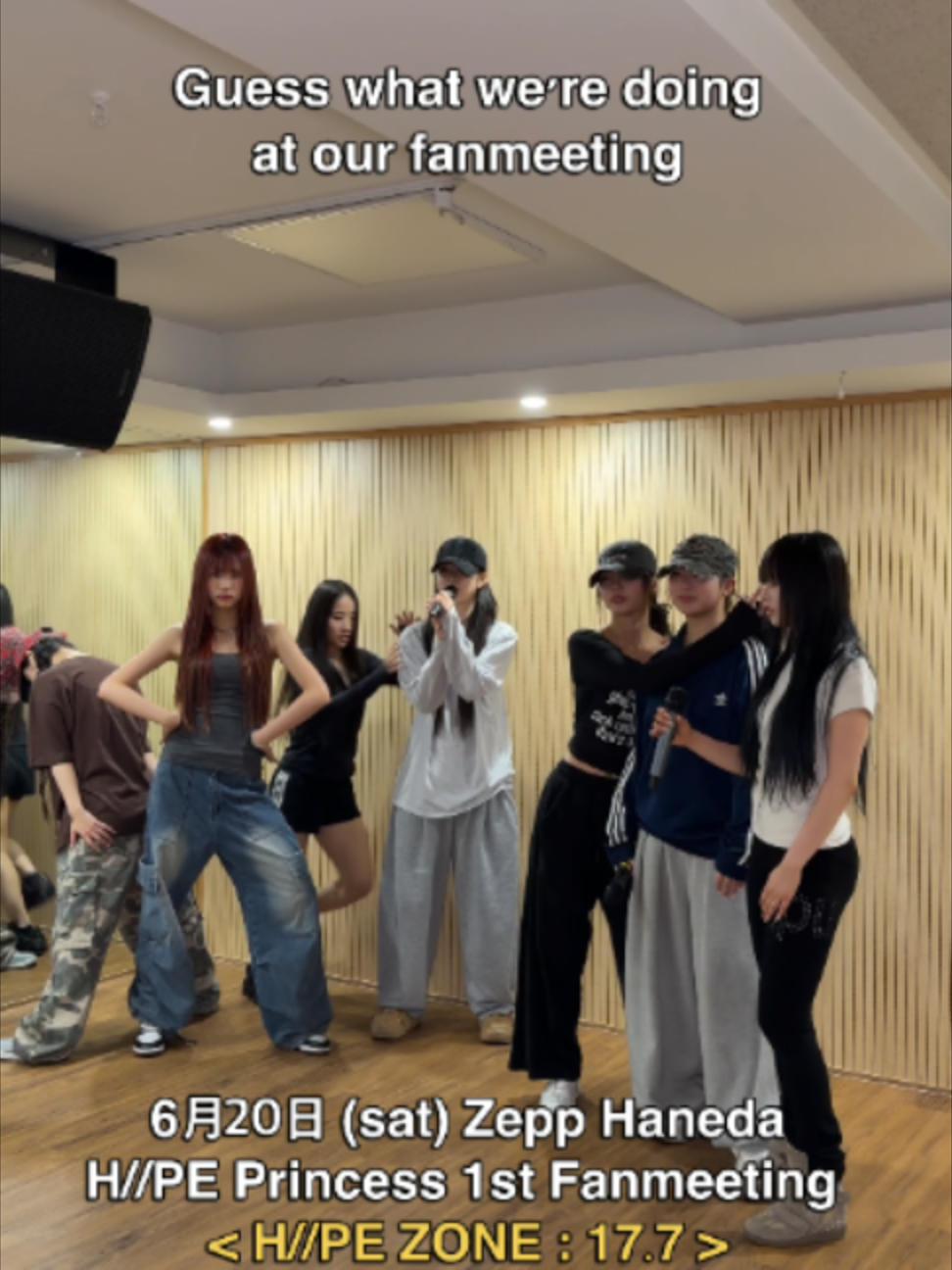 Spoiler for <H//PE ZONE : 17.7> H//PE Princess 1st Fanmeeting <H//PE ZONE : 17.7> 🗓️ 2026.06.20 📍 Zepp Haneda チケット販売情報 🔗 https://l-tike.com/hiipeprincess #HIIPE_Princess #하입프린세스 #ハイププリンセス #ハイピー #HIIPE_ZONE