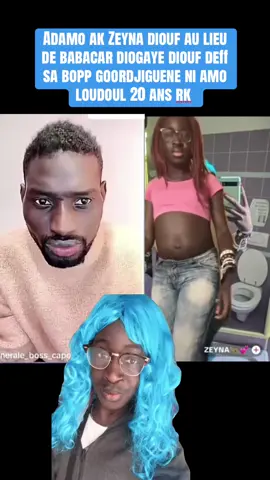 Adamo ak Zeyna diouf au lieu de babacar diogaye diouf deff sa bopp goordjiguene ni amo loudoul 20 ans rk #zeynadiouf #adamo #adamobossdeinegri #senegalaise_tik_tok🇸🇳 #tiktoksenegalaise🇸🇳🇸🇳 