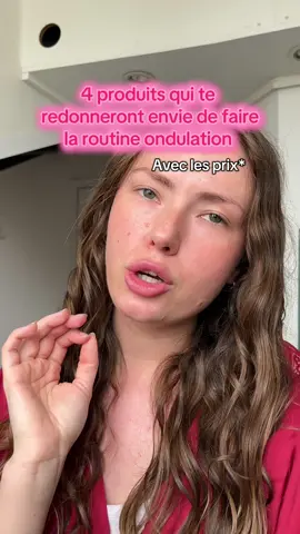 Top 4 des produits qui vont rendre tes ondulations INCROYABLES 💕 #cheveuxondulés #routinecapillaire #produitcapillaire #hairtok 