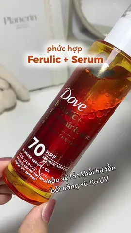 bà nào hay đi nắng thì nên có 1 em Serum Dove Ferulic này nhenn #dove #baovetoctruocuv #hợptáccùngunilever #duongtoc #review  