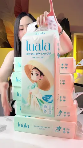 Khăn Giấy Rút Đáy LUALA #giayruttreotuong #giayluala 